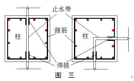 钢板止水带安装就位